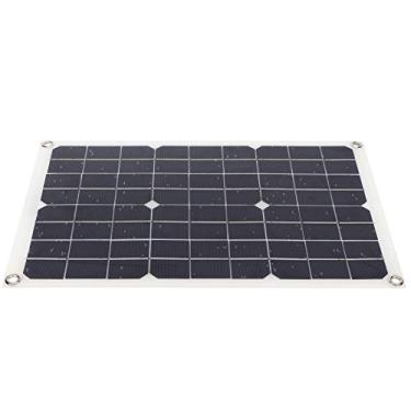 Imagem de Painel solar, placa de carregamento solar leve monocristalino fotovoltaico fácil de transportar para eletrodomésticos para automóveis para motocicletas para navios