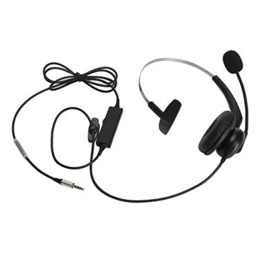 Imagem de Fone de Ouvido Com Microfone para PC, Fone de Ouvido único Com Cancelamento de Ruído, Fone de Ouvido Com Fio para Computador Com Microfone para Call Center Office, Fone de Ouvido (Interface única de 3,5 mm)