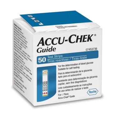 Imagem de Tiras de Glicemia Accu-Chek Guide - 50 unidades 50 Tiras