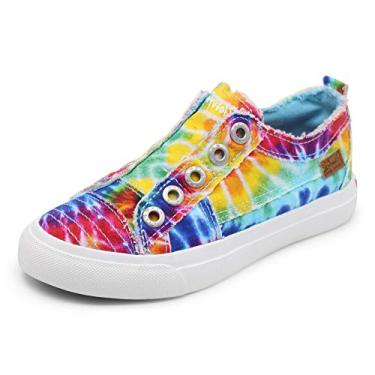 Imagem de Tênis infantil Blowfish Malibu Play-k, Rainbow Tie-dye, 5 Big Kid