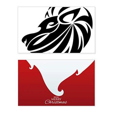 Imagem de Constellation Leo Zodiac Symbol Holiday Holiday Merry Christmas Congrats Card Christmas Letter Message