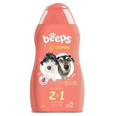 Imagem de Pet Society Beeps Estopinha Shampoo 2 Em 1 500Ml Beeps Para Cães