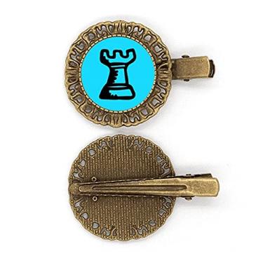 Imagem de Grampo de cabelo com composição de xadrez de veículo internacional