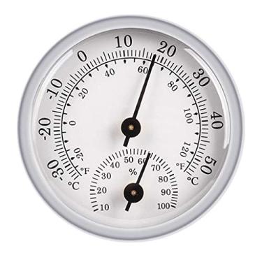 Imagem de Termômetro de Parede, Higrômetro, Medidor de Umidade, Indicador Sem Bateria