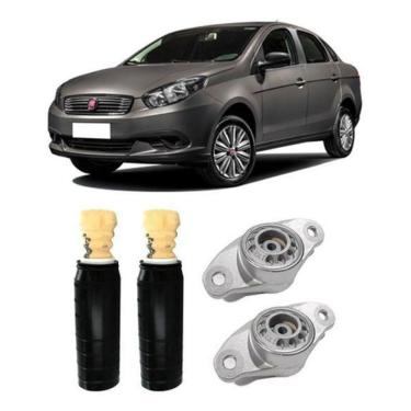 Imagem de Kit Coxim Batente Coifa Traseiro Grand Siena 2012 2013 2014