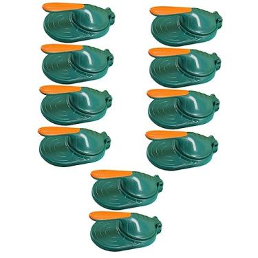 Imagem de HEMOTON 10 Pcs Moldes De Prensa De De Pastelaria Prensador De Massa Imprensa Chinesa Bao Zi Imprensa De Empanadas Prensa Para Empanada Bolinho De Massa Pp Máquina De Bolo