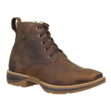 Imagem de Coturno Masculino em Couro Marrom Urbana Boots 32959