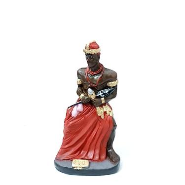 Imagem de IMAGEM EM GESSO ORIXÁ EXU 22 CM MODELO 002