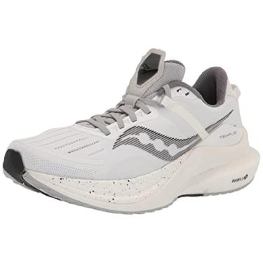 Imagem de Saucony Tênis feminino Tempus, Branco/preto, 41