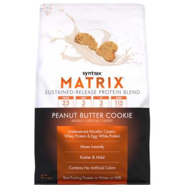 Imagem de Matrix - Peanut Butter Cookie - Release Protein Blend - Syntrax 2,27G