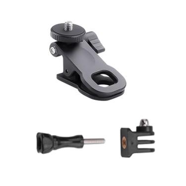 Imagem de TECKEEN Suporte de viseira solar de carro com rotação de 360° para câmera de ação Insta360 onex2/x3, suporte adaptador de parafuso de 1/4