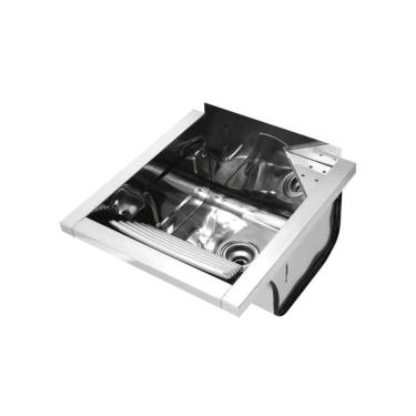 Imagem de Tanque De Parede Docol Reto 017047CH 44X48 Inox