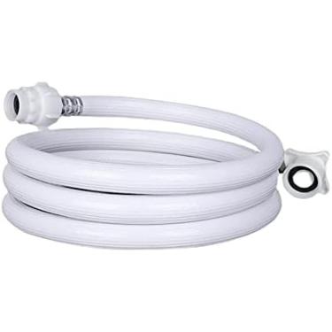 Imagem de Tubo De Entrada De Água Para Máquina De Lavar Automática De Tambor, Tubo À Prova De Explosão Espessado De Três Camadas, Ideal Para Máquinas De Lavar E Lava-louças, Fácil De Instalar, 0,6m-10m,0,6M