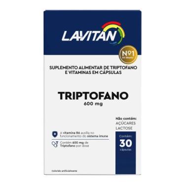 Imagem de Lavitan Triptofano 600 Mg 30 Cápsulas  Cimed