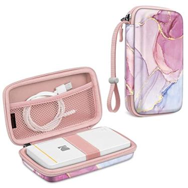 Imagem de Fintie Capa protetora para câmera e impressora Kodak Step/Mini 2 HD/impressão/Kodak Smile – Estojo rígido à prova de choque com bolso interno, mármore brilhante
