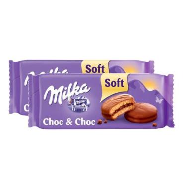 Imagem de Kit 2 Chocolate Milka Choc E Choc Tipo Alfajor (150G)