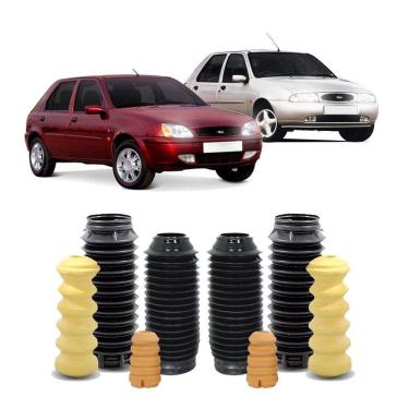 Imagem de 4 Kit Do Amortecedor Dianteiro Traseiro Fiesta 1996 Até 2002