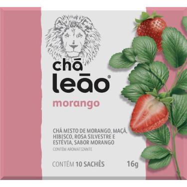 Imagem de Chá Leão Premium - Morango 10 Sachês