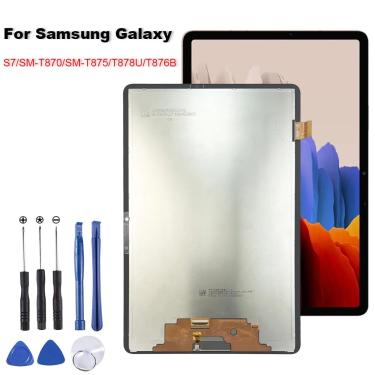 Imagem de Tela de toque LCD para Samsung Galaxy Tab S7  SM-T870  SM-T875  SM-T876B  T870  T876  Novo