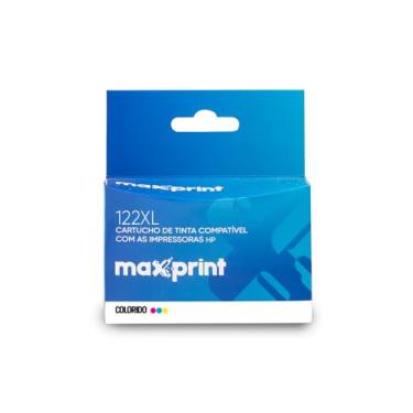 Imagem de Cartucho de tinta Maxprint Compatível HP CH564AL No.122XL Colorido