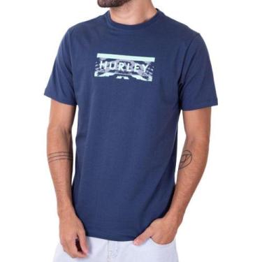 Imagem de Camiseta Hurley Voice Masculina Azul Marinho