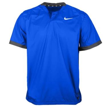 Imagem de Nike Camisa de vento feminina de softball, manga curta, leve, Game Royal, M