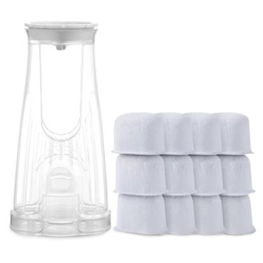 Imagem de Filtro de substituição Keurig 2.0 para K Duo, K200 K250 K350, K-Duo Essentials, cafeteira K-Compact de dose única com suporte de filtro curto para reservatório traseiro e 12 cartuchos de refil de