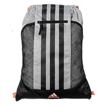 Imagem de adidas Fat Stripes II Sack Pack, One Size, White Grip/Black/Sun Glow White