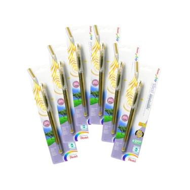 Imagem de Pentel Slicci X-Fine Metallic Gel Pens Metallic Gold Each [Pack of 6 ]