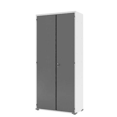 Imagem de Armário Aço Escritório Fechadura 3 Prateleiras Ea302 Preto