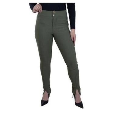 Imagem de Calça Feminina Autenticada Skinny Montaria Verde Oliva - 762-Feminino