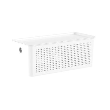 Imagem de Cesto Organizador com Tampa Flow Branco 6,6L - Ou