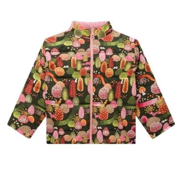 Imagem de Infanti Jaqueta Puffer Reversivel Estampada Colorido-Feminino