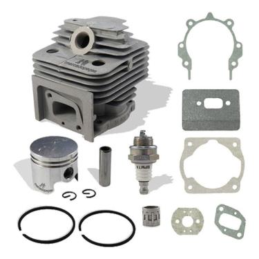 Imagem de Cilindro Pistão Completo Vela Junta Roçadeira Garthen Cg550