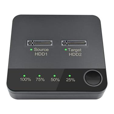 Imagem de DAGIJIRD Estação de ancoragem SATA Duplicador SSD Caixa de Disco Rígido Externo 2 Bay Docking Station Duplicador