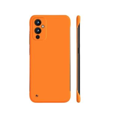 Imagem de Capa ultrafina sem moldura para PC para Oneplus 11 10 9 8 7 Pro 10T 5G 9R 8T 8 Ace Pro capa de telefone rígida colorida fosca, laranja, para OnePlus 9R