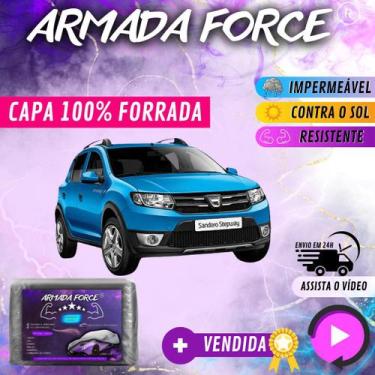 Imagem de Capa Cobrir Carro STEPWAY 100% Forrada Armada Force 100% Impermeável F