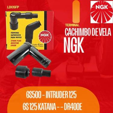 Imagem de Cachimbo de Vela Moto Ngk GS 500  Intruder 125 DR 400E GS 125 KATANA