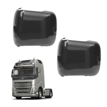 Imagem de 2 Capa Espelho Retrovisor Auxiliar p Volvo FH FM 2010 2011 - Fabbof