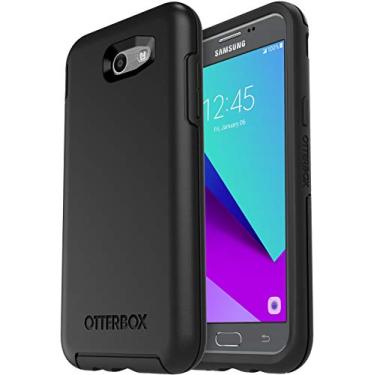Imagem de OtterBox Capa Symmetry para Samsung Galaxy J3 (2017)/Galaxy Express Prime 2/Galaxy Amp Prime 2/Galaxy Sol 2/Galaxy J3 Emerge/Galaxy J3 Prime/Galaxy J3 Luna Pro – Embalagem não varejo – (Preta)