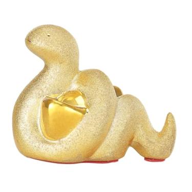 Imagem de WeiLaiKeQi Cofrinho de, centro de mesa com estátua de, moeda, cofre, caixa de economia de dinheiro para quarto, inauguração de casa, mesa, natal, 12x6.5x9cm