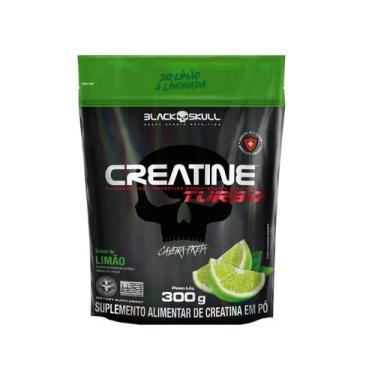 Imagem de Creatina Mono-hidratada Black Skull Creatine Turbo - em Pó 300g Limão