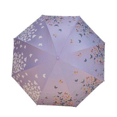 Imagem de Guarda Chuva Blackout Proteção UV com Estampas que mudam de cor quando