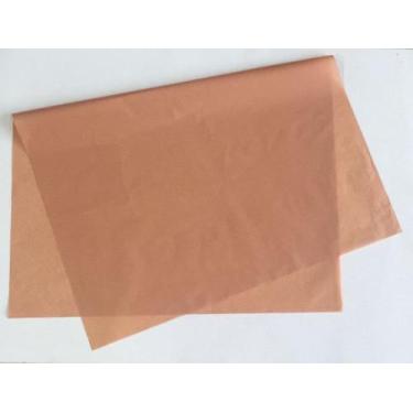 Imagem de Papel de seda 50x70 doce de leite ac 128 - pacote com 100 folhas - ART