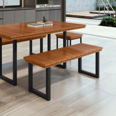 Imagem de Banco Madeira Maciça 170cm Capri 45cm X 40cm X 170cm