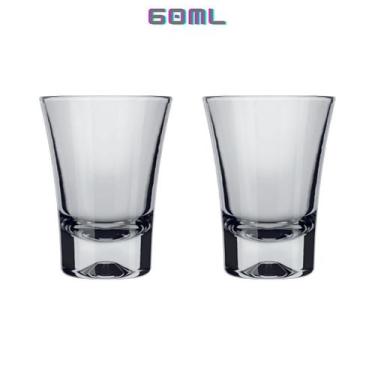 Imagem de Mini Copos de Dose Ole 60ml Tequila Whisky Cachaça - 2un - NADIR FIGUE