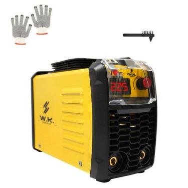 Imagem de Máquina de Solda Inversora 225a Pró Euro + Acessórios , Amarelo
