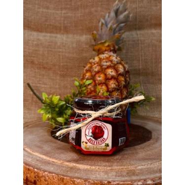 Imagem de GELEIA DE ABACAXI COM HORTELÃ 400g. Rosa Baiana Pimenta Artesanal Gour