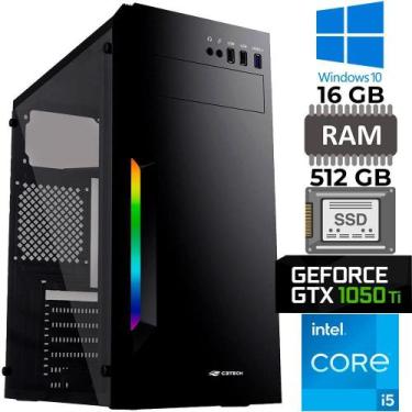 Imagem de Computador I5-7500, Ram 16Gb, Ssd 512Gb, Gtx 1050 Ti, Win 10 - Sobralt