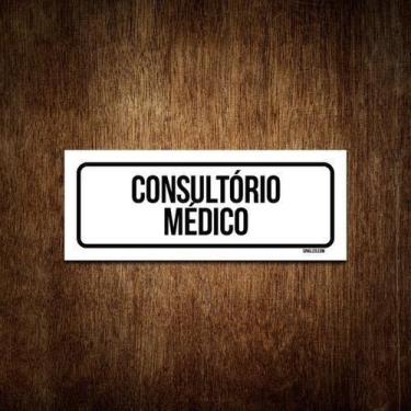 Imagem de Placa De Sinalização Setor - Consultório Médico (30X10) - Sinalizo